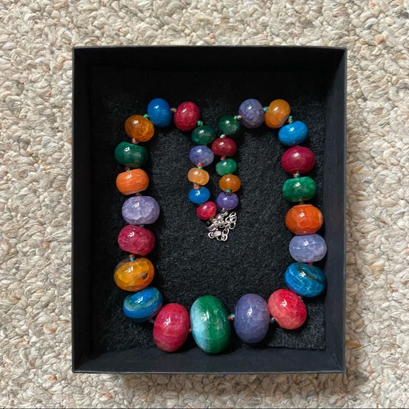 Colorful Statement Necklace - Picture 2 of 5